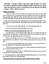 Tóm tắt lý thuyết lịch sử Đảng | Học viện tài chính