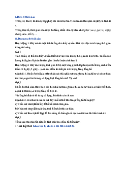 Khoa học tự nhiên 6 - bài 7 Đo thời gian | Kết nối tri thức