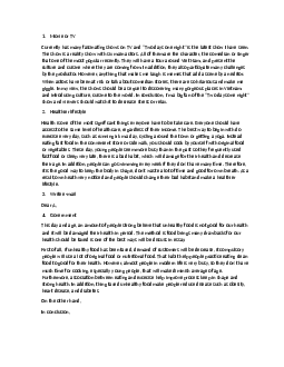 Đoạn văn ôn tập học phần Tiếng anh cơ bản