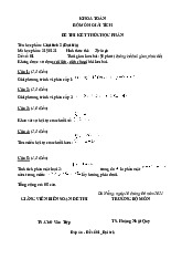 Đề cương môn giải tích 2- Trường Đại học bách khoa - Đại học đà nẵng.