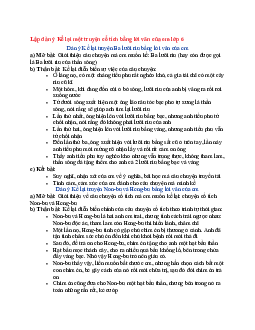 Văn mẫu lớp 6 Chân trời sáng tạo bài Lập dàn ý Kể lại một truyện cổ tích bằng lời văn của em