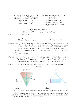 Đề thi vi tích phân A1