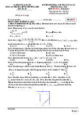 Đề thi chọn HSG Toán 11 năm 2024 – 2025 cụm Lục Ngạn – Bắc Giang