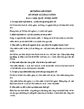 TÀI LIỆU TỔNG HỢP. HỆ THỐNG KIẾN THỨC PHÁP LUẬT ĐẠI CƯƠNG