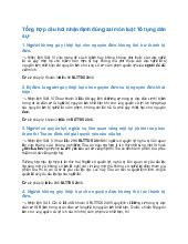 Tổng hợp câu hỏi nhận định đúng sai luật tố tụng nhân sự