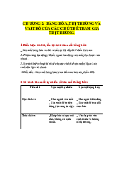 Hàng hóa. thị trường và vai trò của các chủ thể tham gia thị trường | Đại học Sư Phạm Hà Nội