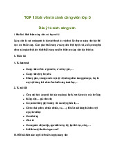 Tả cảnh công viên (Dàn ý + 13 mẫu) | Tập làm văn Lớp 5
