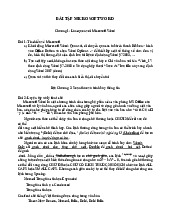 Bài tập thực hành Word | Môn Tin học căn bản - Đại học Cần Thơ