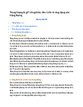 Trọng lượng là gì? Công thức, đơn vị đo và ứng dụng của trọng lượng