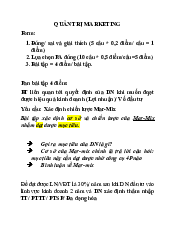 Bài giảng quản trị Marketing | Học viện Chính sách và Phát triển