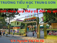Giáo án điện tử Tiếng việt 1 bài 5 Chân trời sáng tạo : Bác trống trường