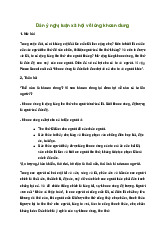 Văn mẫu lớp 10: Nghị luận xã hội về lòng khoan dung