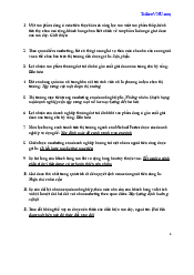 35 Câu hỏi trắc nghiệm tham khảo Nguyên lý Marketing | Trường Đại học Công nghệ, Đại học Quốc gia Hà Nội