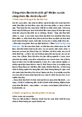 Công chức địa chính xã là gì? Nhiệm vụ của công chức địa chính cấp xã?