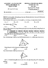 Đề khảo sát Toán 11 tháng 3 năm 2025 trường THPT Tiên Du 1 – Bắc Ninh