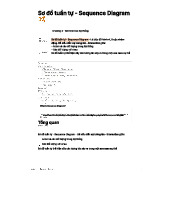 Sơ đồ Tuần Tự (Sequence Diagram) - Chương 3: Mô Hình Hóa Hệ Thống