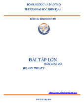 Bài tập lớn học phần Đồ họa kỹ thuật I | Trường Đại học Phenikaa