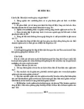 Đề kiểm tra môn Nghiên cứu Marketing | Đại học Kinh tế kỹ thuật công nghiệp