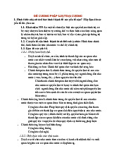 Đề cương ôn tập | Pháp luật đại cương | Học viện Báo chí và Tuyên truyền