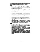 XÂY DỰNG MÔ THỨC EFAS CHO DOANH NGHIỆP GIAO ĐỒ ĂN BAEMIN