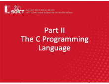 Unit 1 An Overview of C Language -Tin học đại cương (IT1110)