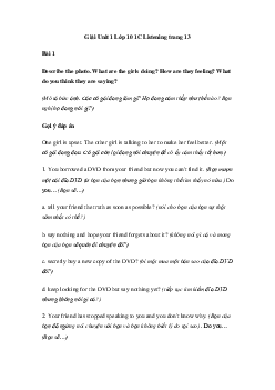 Tiếng Anh 10 Unit 1: 1C Listening | Friends Global