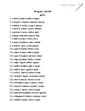 Trọng âm 2 âm tiết | Tiếng Anh 12