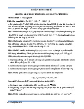 Bài tập chương 2: Bài toán tối ưu hóa sản xuất và tiêu dùng | Môn toán cao cấp