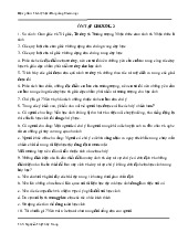 Câu hỏi ôn tập chương 2 Học phần: Tâm lý học (Bài giảng Elearning)  | Đại học Thái Nguyên