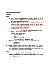 Ôn tập hành vi thương mại và hợp đồng | Đại Học Nội Vụ Hà Nội