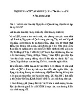 Đề cương ôn tập Môn Lịch sử Đảng | Đại học Bách Khoa Hà Nội