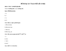 TOP 7 đề thi học kỳ 1 môn Toán lớp 6 năm học 2024 - 2025 | Bộ sách Kết nối tri thức