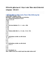 Đề ôn thi giữa học kì 1 lớp 4 môn Toán sách Chân trời sáng tạo - Đề số 4