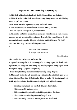 Soạn bài Thực hành tiếng Việt trang 78 - Cánh Diều 6