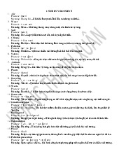 Ôn tập từ vựng Tiếng Anh 9 tuyển sinh 10