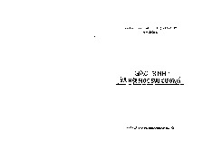 Giáo trình Xã hội học đại cương | Trường Đại học Khoa Học Xã Hội và Nhân Văn, Đại học Quốc gia Hà Nội