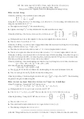 Đề thi đại số tuyến tính, giải tích và ứng dụng nhóm 1, học kỳ I, năm học 2023 - 2024 môn Đại số tuyến tính  | Trường Đại học Kinh Tế Quốc Dân