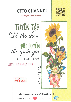 Tuyển tập đề thi chọn đội tuyển thi quốc gia môn Tiếng Anh các tỉnh thành