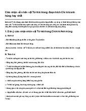 Cảm nhận về nhân vật Từ Hải trong đoạn trích Chí khí anh hùng hay nhất | Ngữ văn 11