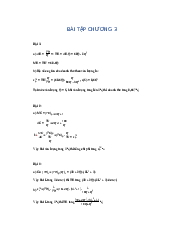 Bài Tập Chương 3 môn Toán Kinh Tế 1 | Hvnh