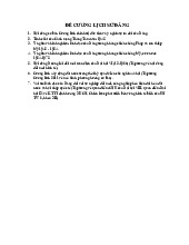 Đề cương môn lịch sử đảng- Trường Đại học bách khoa - Đại học đà nẵng.
