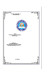 TIỂU LUẬN TRIẾT NHÓM 2 - Cơ sở lý luận Tôn trọng hiện thực khách quan