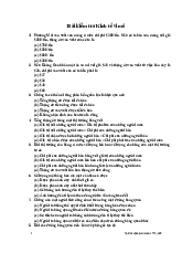 Bài trắc nghiệm chương 3 môn Kinh tế vi mô | Trường Đại học Kinh tế, Đại học Quốc gia Hà Nội