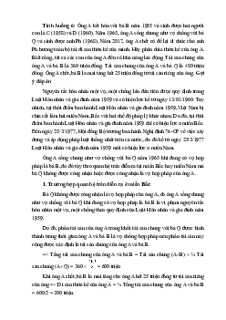 Bài tập Luật thừa kế (Có đáp án)