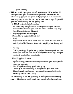 Lý thuyết về Tài chính công