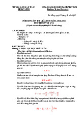 Đề cương môn vật lý- Trường Đại học bách khoa - Đại học đà nẵng.