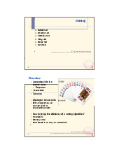 Sorting - Cấu trúc dữ liệu và giải thuật (ET2100) | Trường Đại học Bách khoa Hà Nội