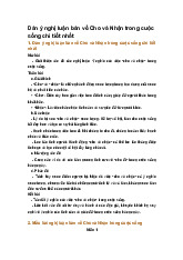 Dàn ý nghị luận bàn về Cho và Nhận trong cuộc sống chi tiết nhất