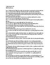 Ngân hàng câu hỏi triết học Mác - Lênin (MĐ 101)