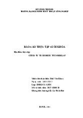 BÁO CÁO THỰC TẬP CUỐI KHÓA | Đại học Kinh tế Kỹ thuật Công nghiệp